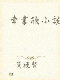 常书欣小说