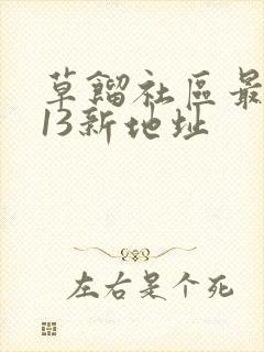 草馏社区最2013新地址