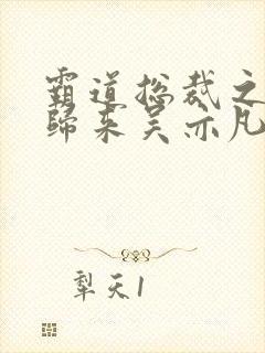 霸道总裁之出狱归来吴亦凡