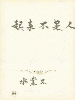 起来不是人