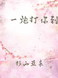 一炮打你到天亮