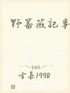 野蔷薇记事薄