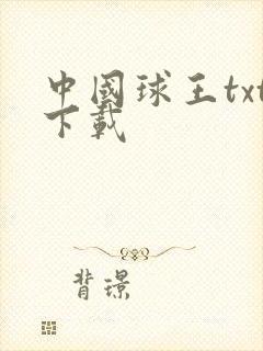 中国球王txt下载