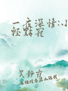 一夜深情:小叔轻点宠