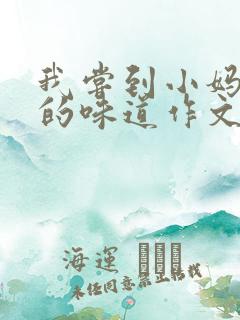 我尝到小妈苏蕊的味道作文谁写的