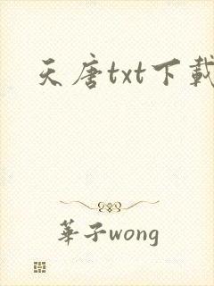 天唐txt下载