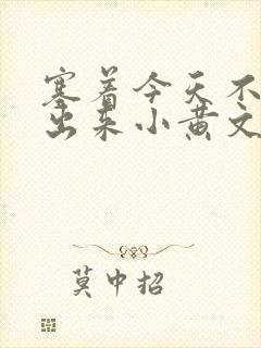 塞着今天不准拿出来小黄文