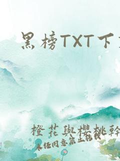 黑榜TXT下载