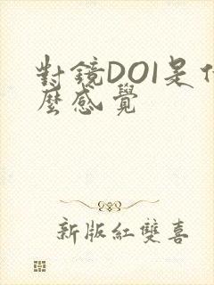 对镜DOI是什么感觉