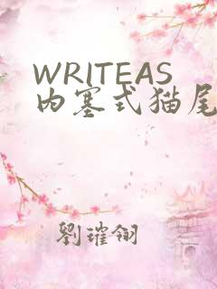 WRITEAS内塞式猫尾