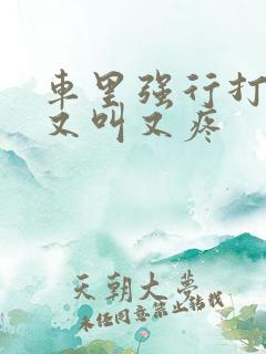 车里强行打扑克又叫又疼