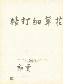 精打细算花满筛