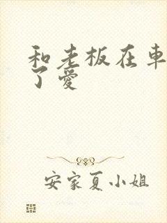 和老板在车里做了爱