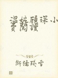 温婉顾琛小说免费阅读