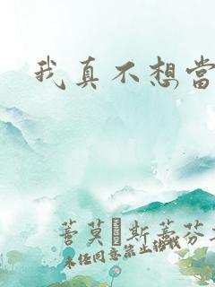 我真不想当圣师