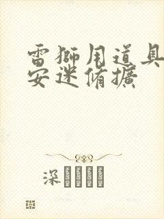 雷狮用道具玩哭安迷修扩