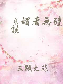 《媚者无疆》小说