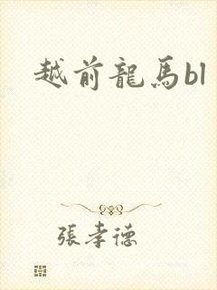 越前龙马bl