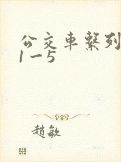 公交车系列合集1一5