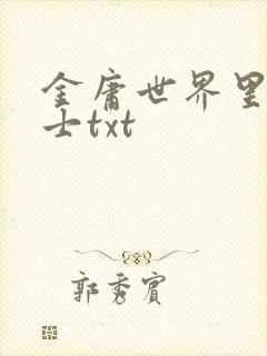 金庸世界里的道士txt