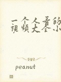 一个人看的免费视频大全小说