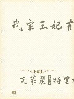 我家王妃有点野