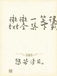 微微一笑很倾城txt全集下载