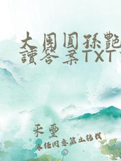 大团圆孙艳梅阅读答案TXT下载