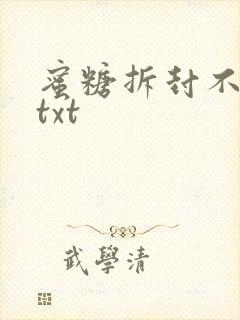 蜜糖拆封不准退txt