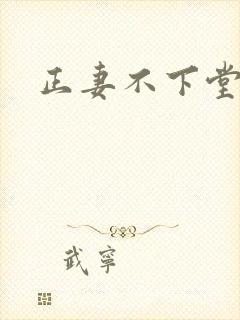 正妻不下堂
