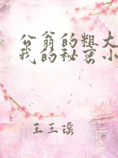公翁的粗大放进我的秘密小说