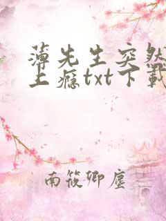 薄先生突然黏她上瘾txt下载