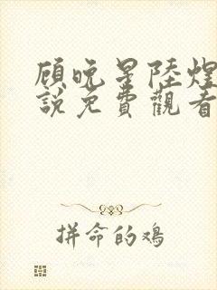 顾晚星陆煜闻小说免费观看