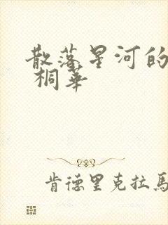 散落星河的记忆 桐华