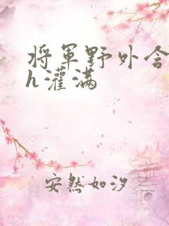 将军野外含公主h灌满