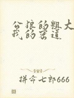 公狼的粗大挺进我的密道