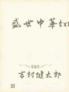 盛世中华txt