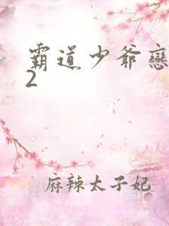 霸道少爷恋上我2