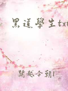 黑道学生txt