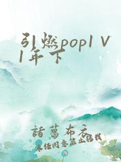 引燃pop1∨1年下
