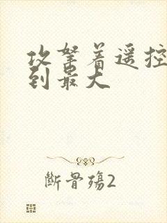 攻拿着遥控器开到最大