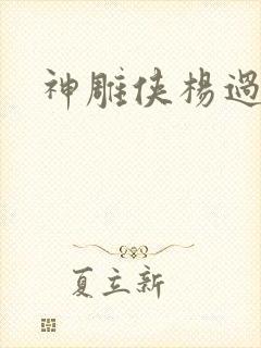 神雕侠杨过后传