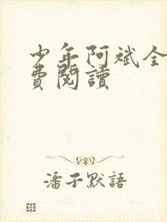 少年阿斌全文免费阅读