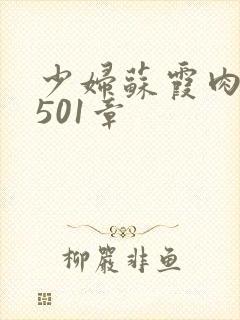 少妇苏霞肉欲第501章