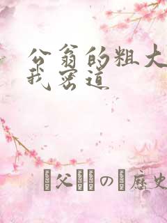 公翁的粗大挺进我密道