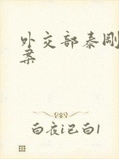 外交部泰刚间谍案