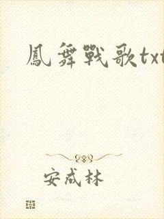 凤舞战歌txt