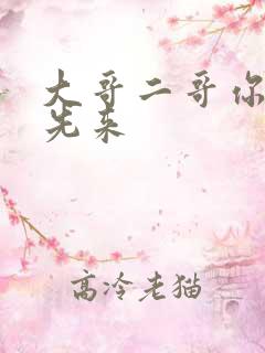 大哥二哥你们谁先来