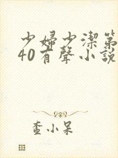 少妇少洁第1一40有声小说