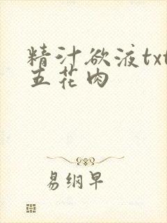 精汁欲液txt五花肉